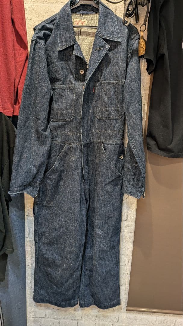 デニムオーバーオール　エビス　レア