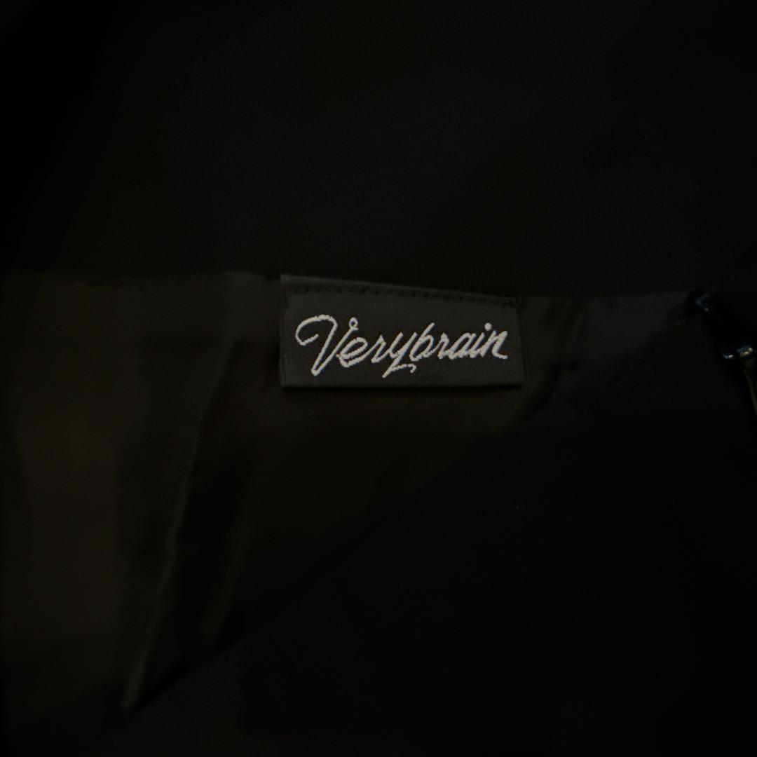 Verybrain ブラック タイトスカート スリット入り