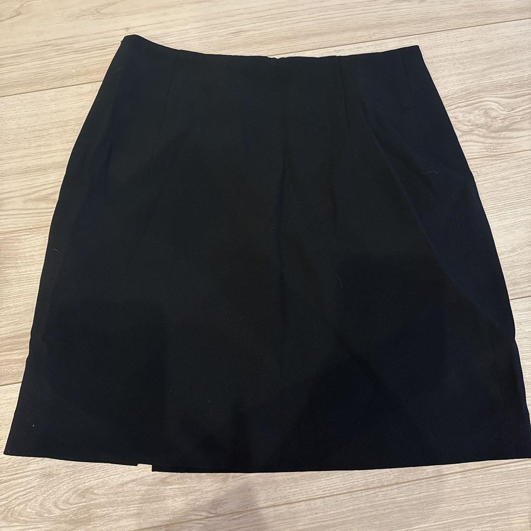 Verybrain ブラック タイトスカート スリット入り