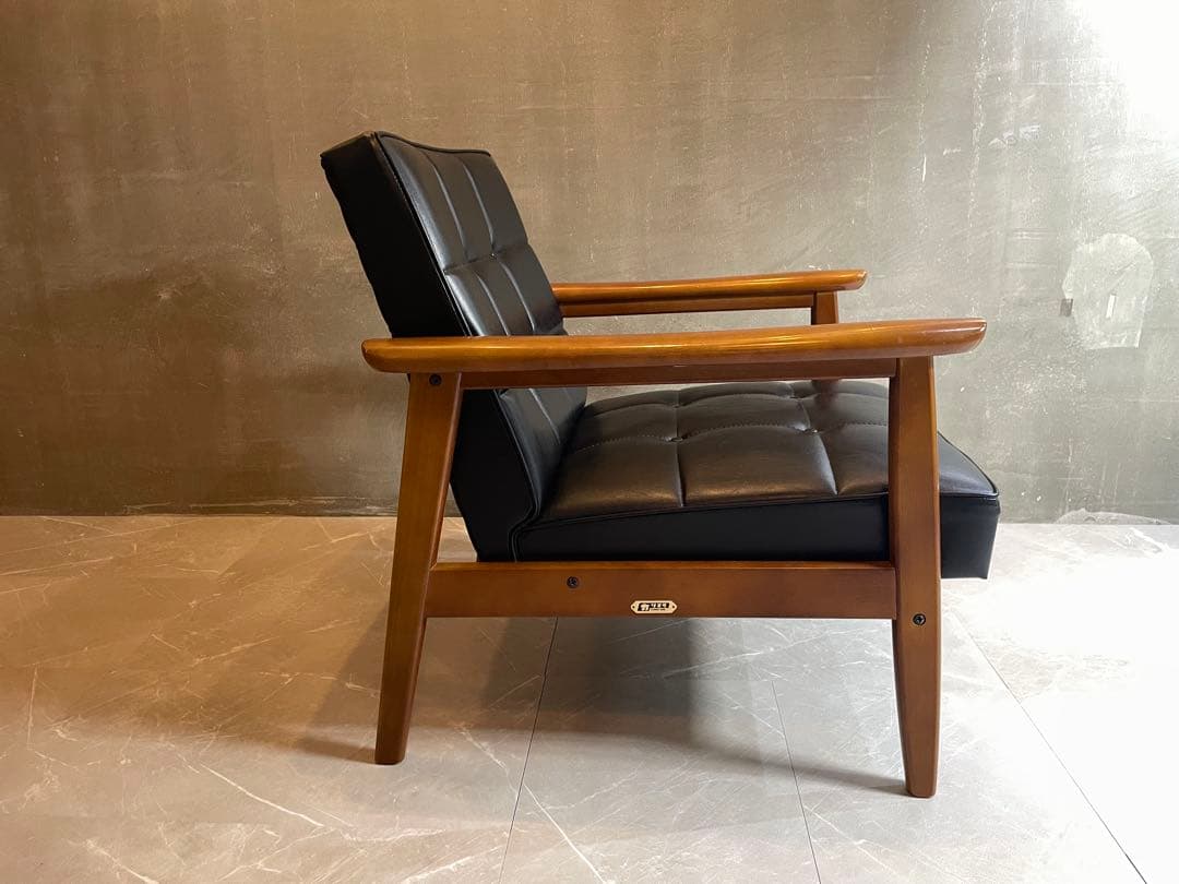 カリモク60 Kチェア 1シーター スタンダードブラック 50周年記念 数量限定