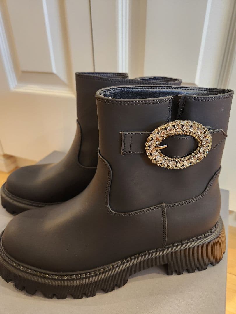 ユナイテッドアローズ　ビジューレインブーツ　24cm