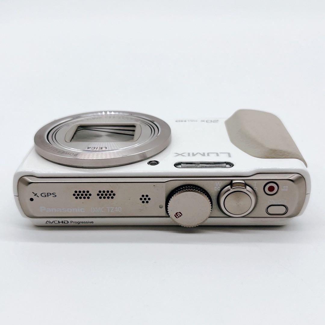 Panasonic LUMIX DMC-TZ40 ホワイト デジカメ