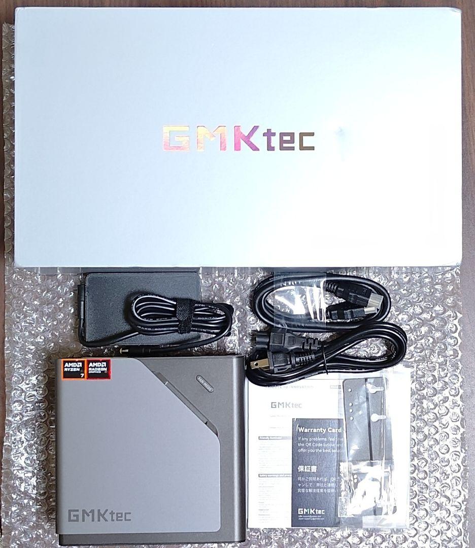 ミニPC GMKtec Nucbox K12 Ryzen 7 16GB 512GB