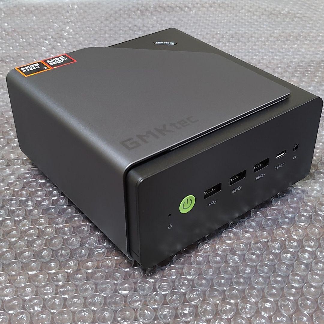 ミニPC GMKtec Nucbox K12 Ryzen 7 16GB 512GB