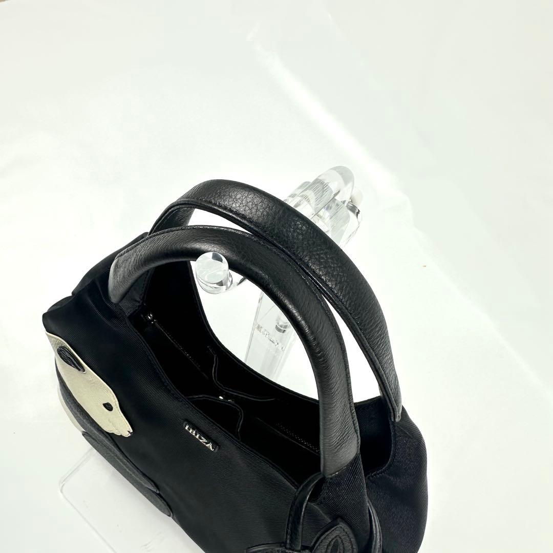 【極美品】IBIZA イビザ ハンドバッグ パンダ アニマル レザー