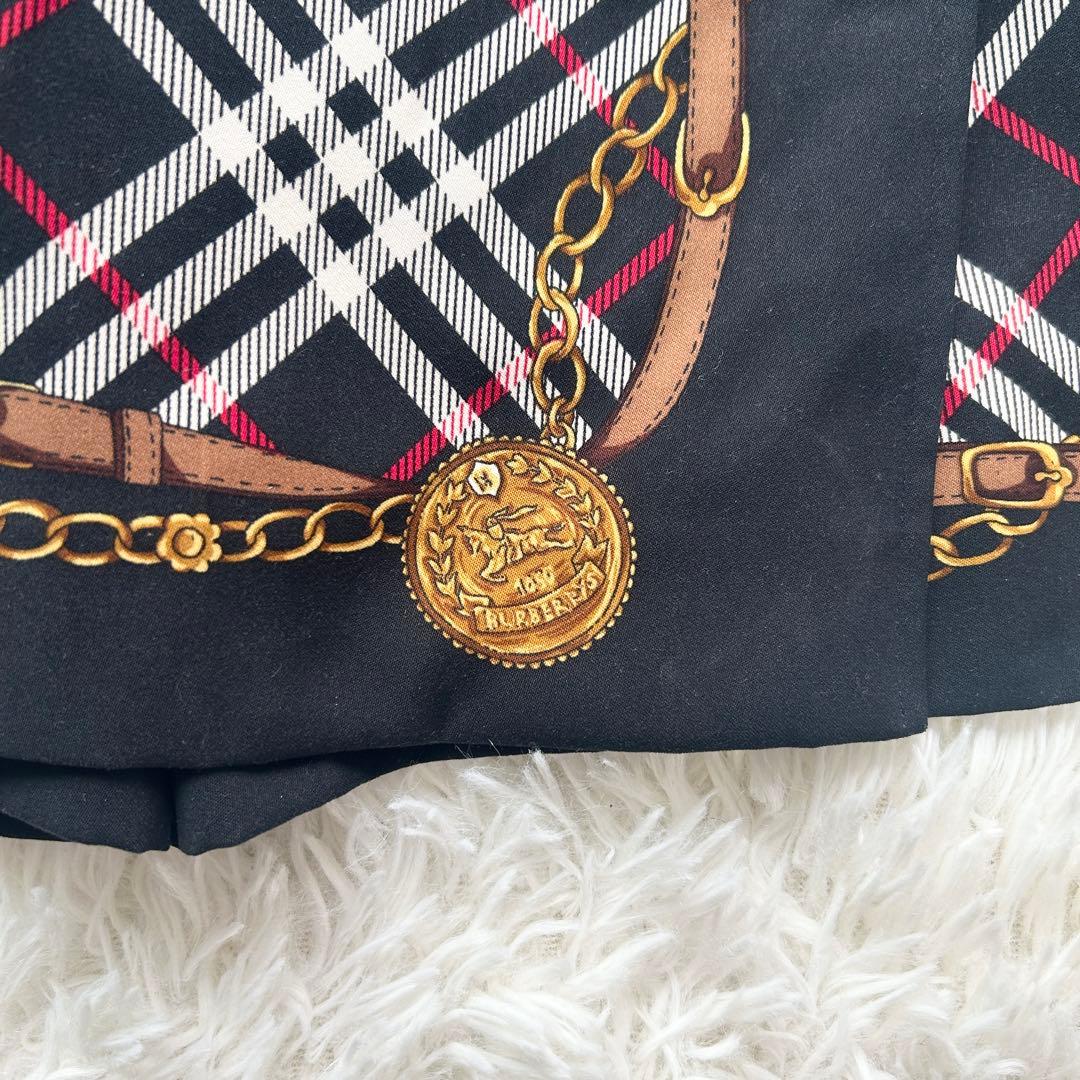 希少✨2wayバーバリーズ ノバチェック キュロット 巻きスカート風 スカーフ柄