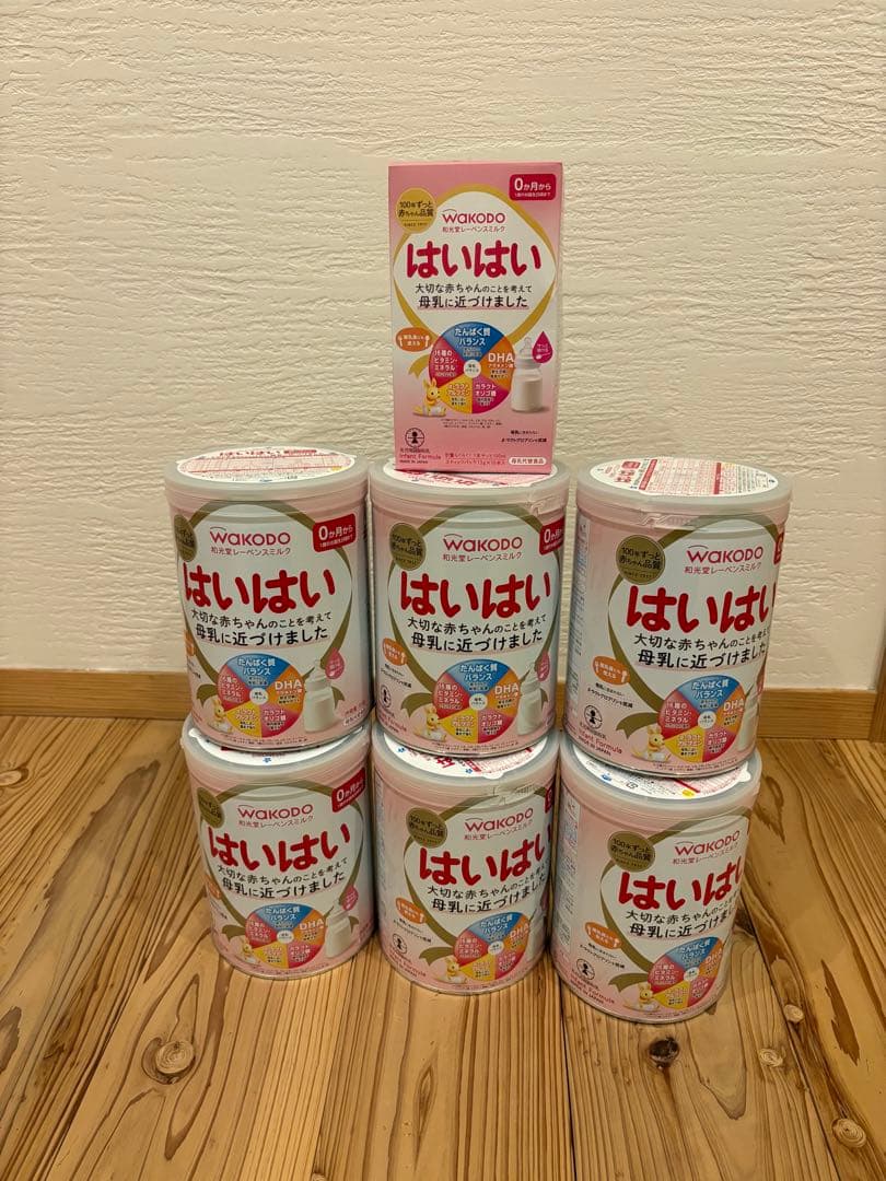 WAKODO はいはい 粉ミルク 6缶セット スティック箱1つ