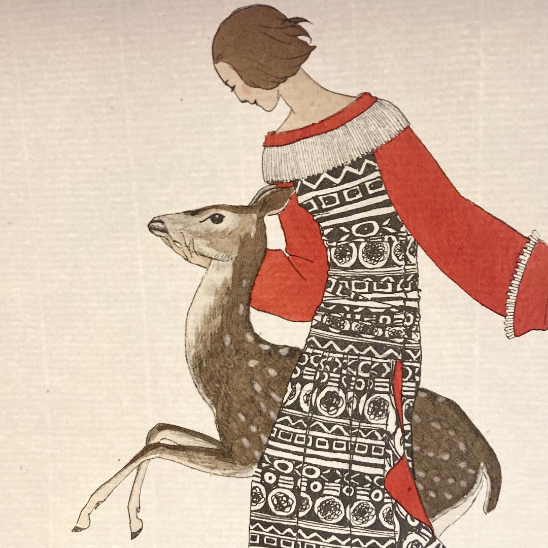 A.E.マルティ☆ファッションプレート☆LA BICHE APPRIVOISÉE