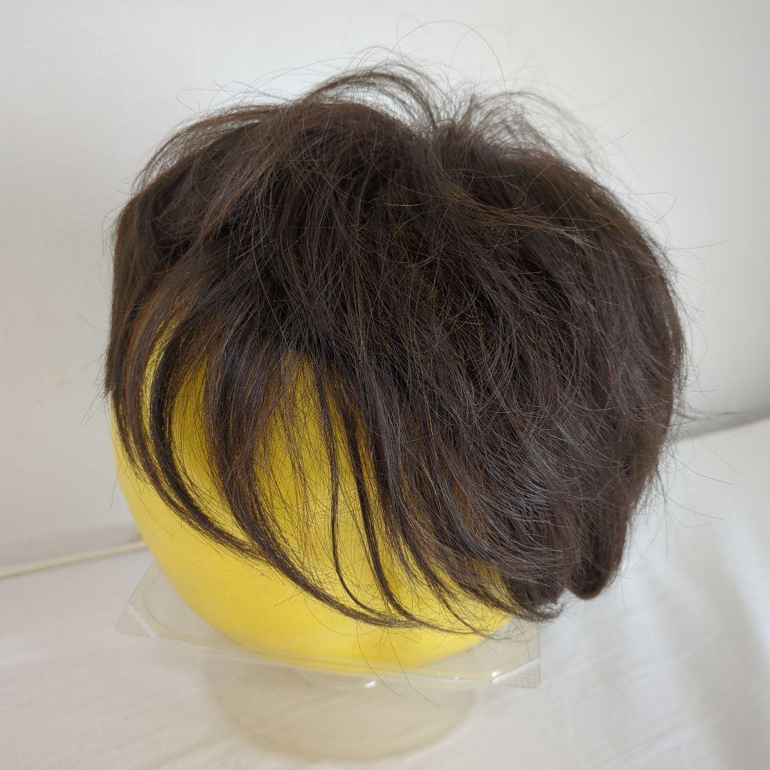 【週末値下げ】ハイネット部分ウィッグ(八分)自然なハイライトカラー
