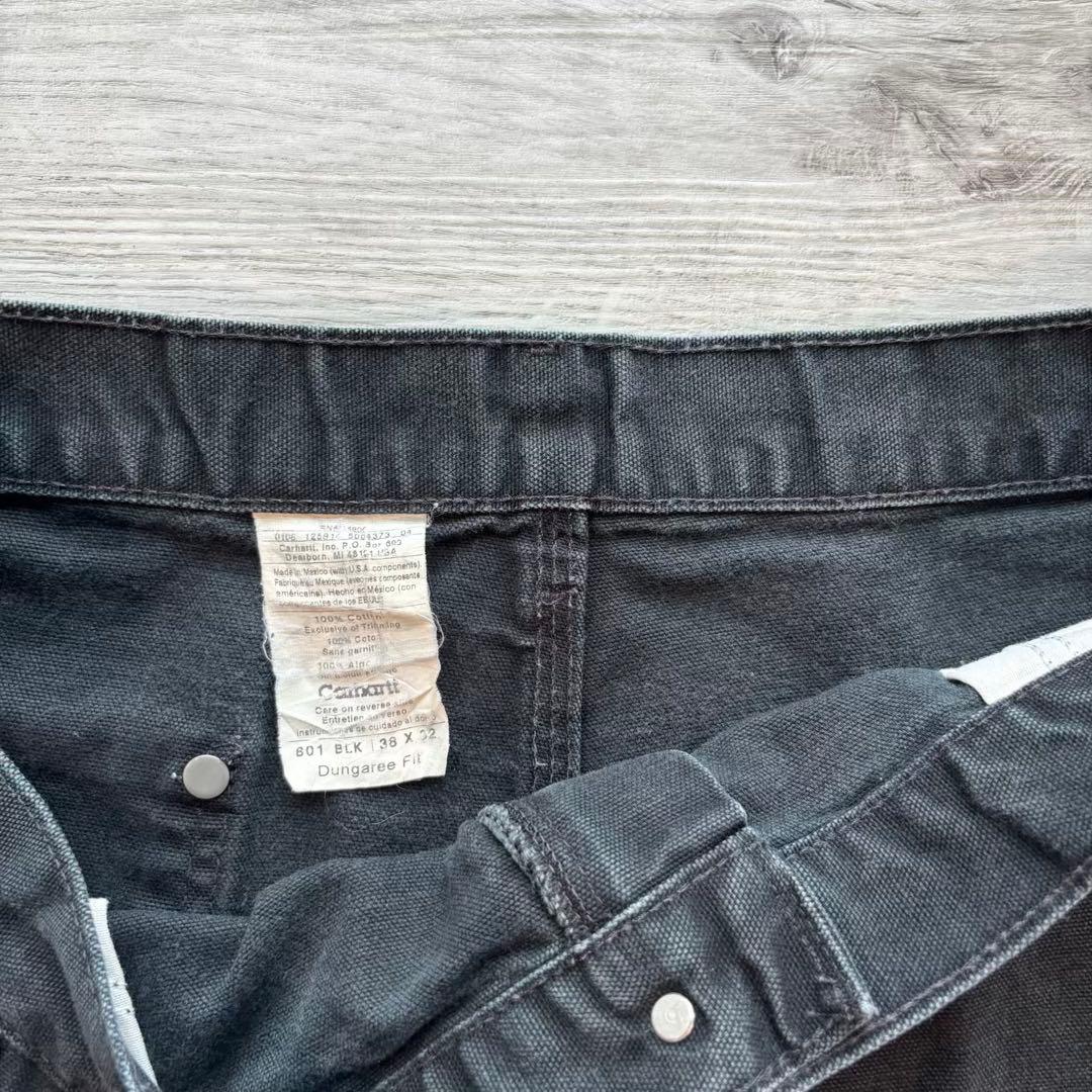 【良フェード】カーハートダブルニー B01 メキシコ製 USA生地W38#522