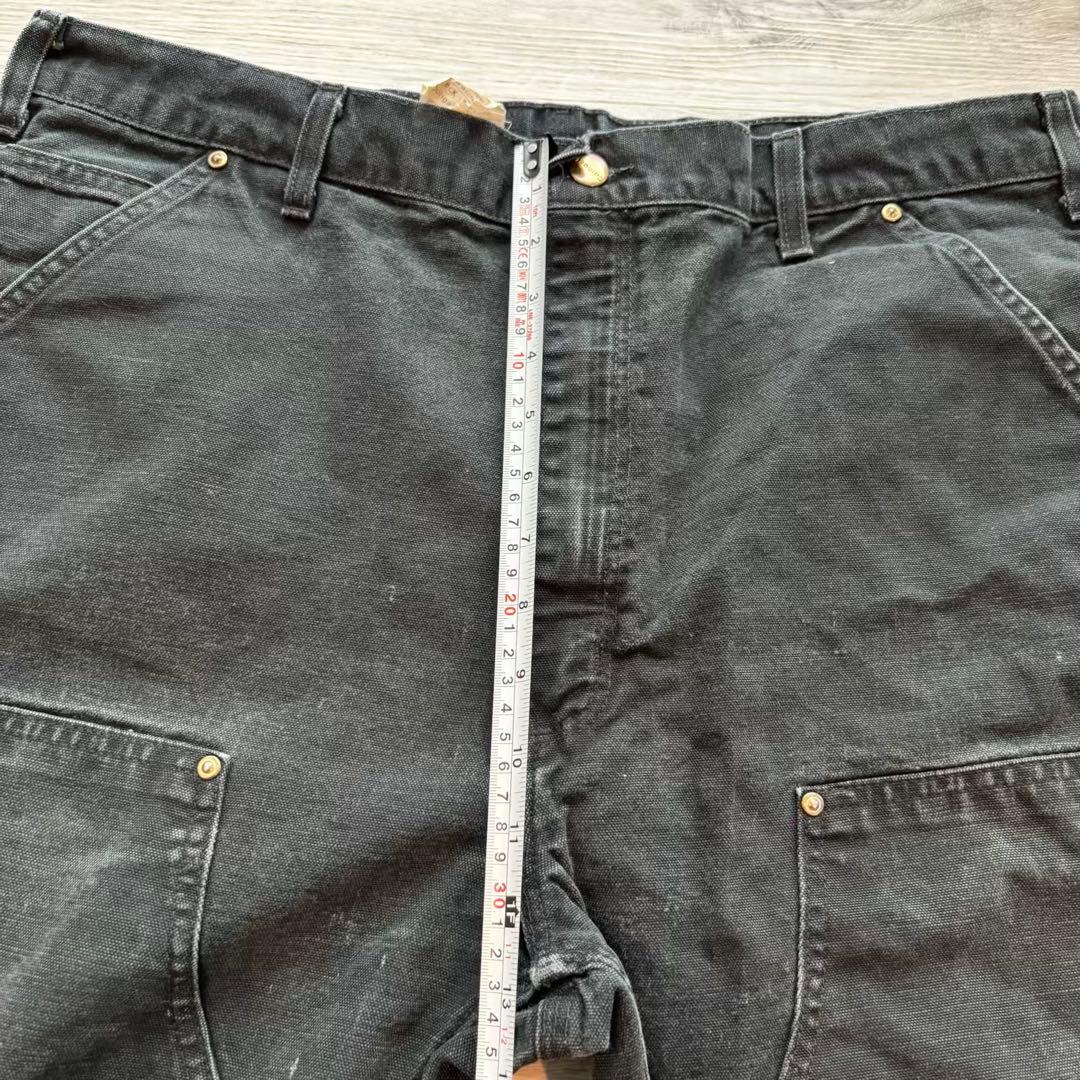 【良フェード】カーハートダブルニー B01 メキシコ製 USA生地W38#522