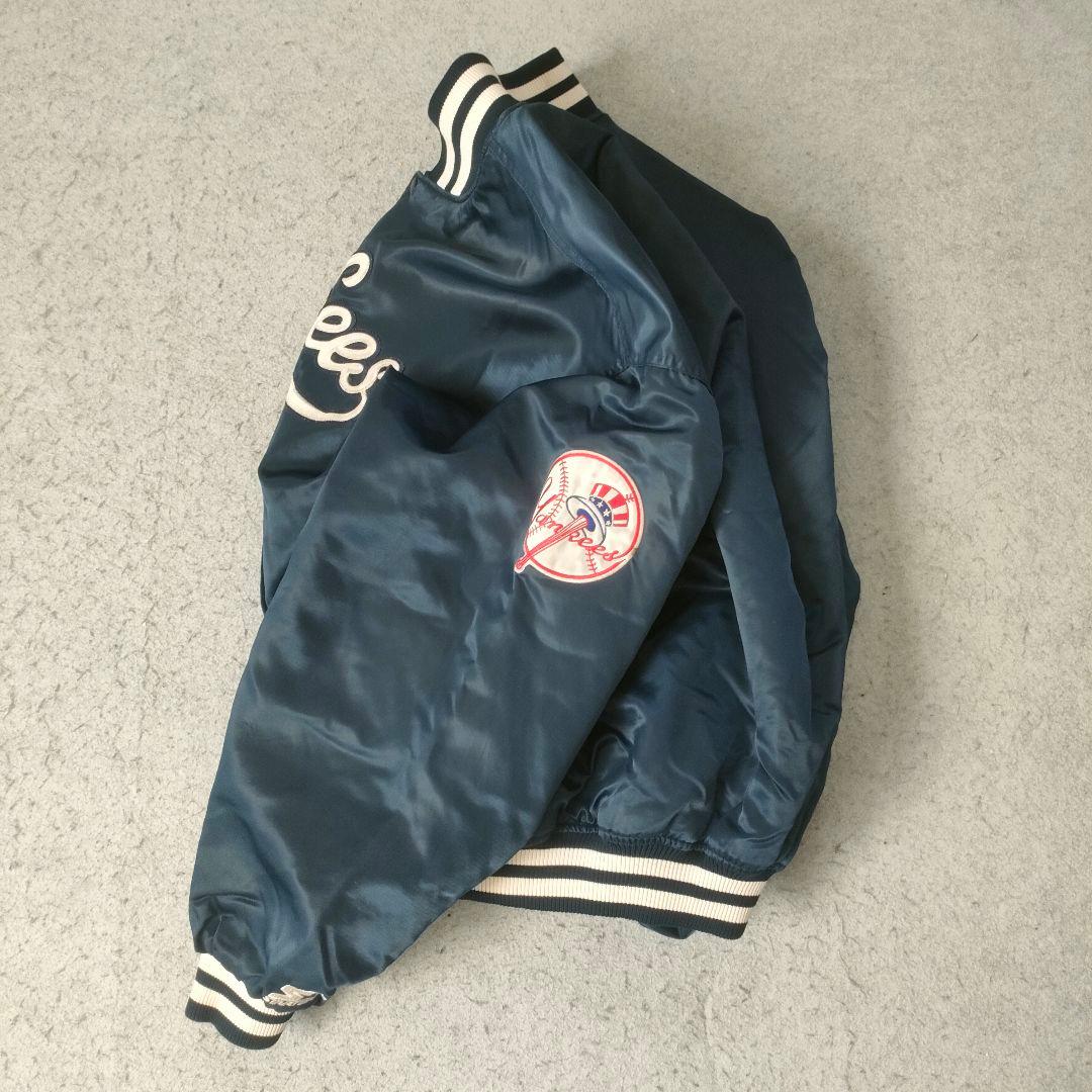 New York ヤンキース スタジャン ナイロン ネイビー starter