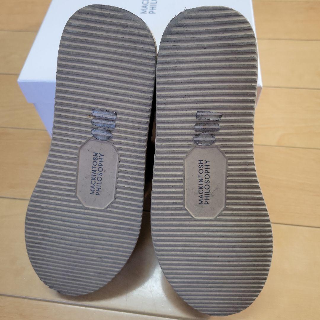 マッキントッシュ フィロソフィー 　本革　厚底シューズ　23cm