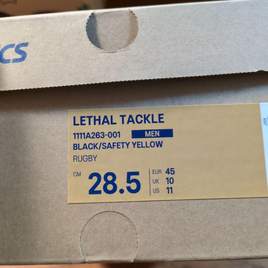 ラグビー用　スパイク　LETHAL TACKLE　28.5