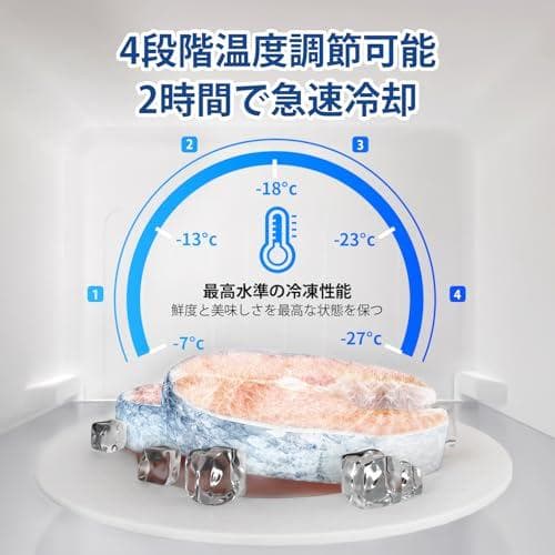 2時間急冷 冷凍庫 65L 2時間急冷 家庭用 小型 冷凍ストッカー コンパpo