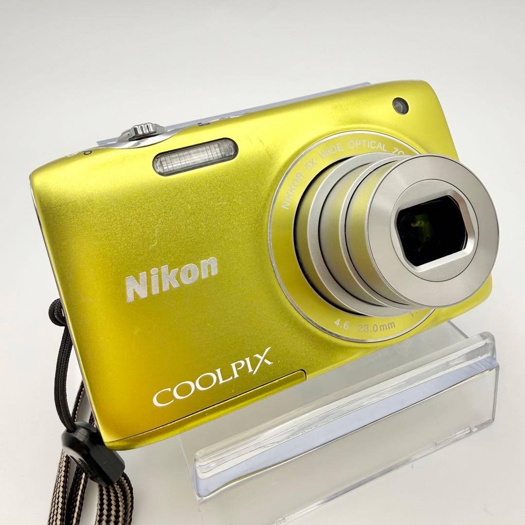 【動作OK】Nikon COOLPIX S3100 SDカード付　希少カラー