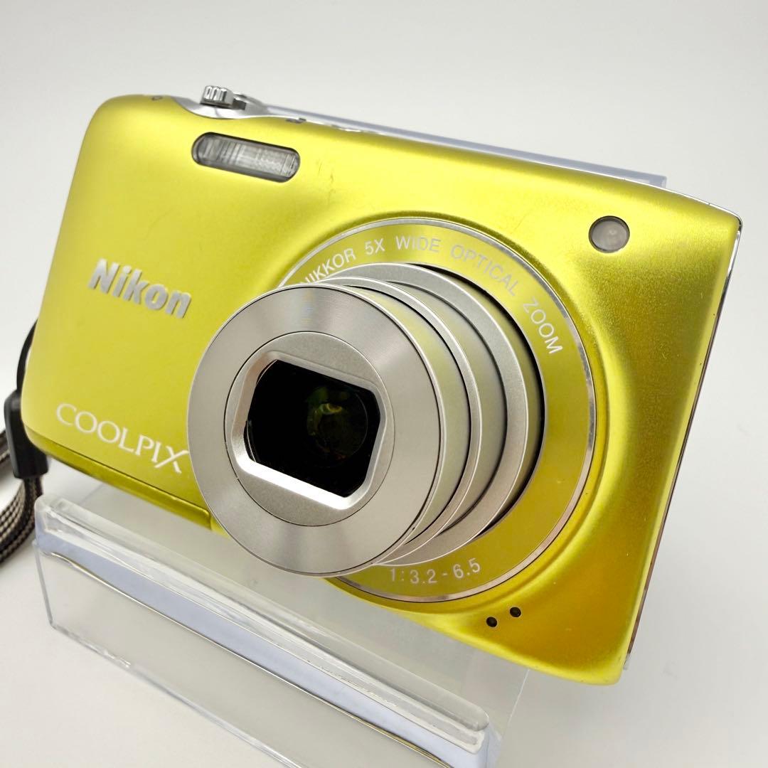 【動作OK】Nikon COOLPIX S3100 SDカード付　希少カラー