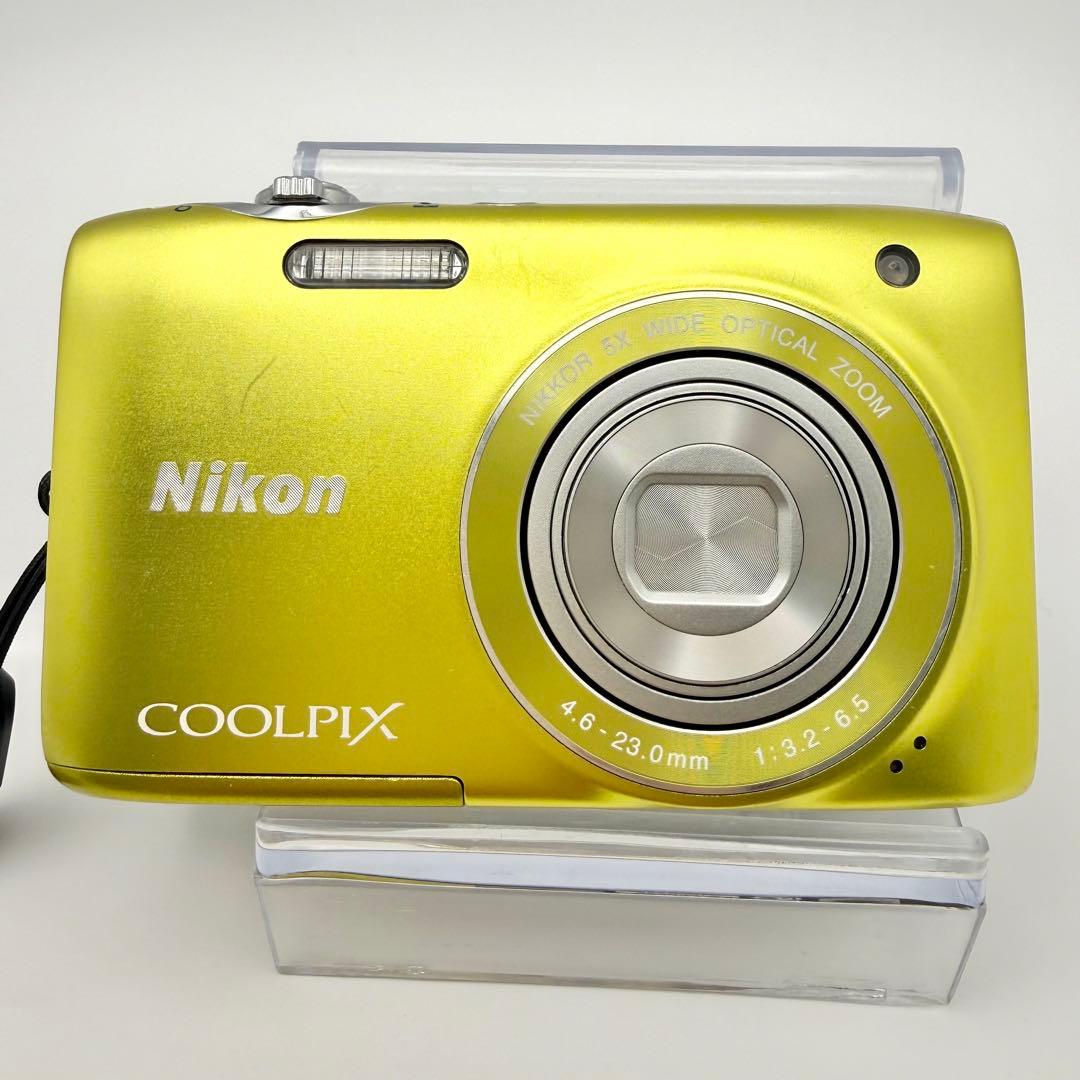 【動作OK】Nikon COOLPIX S3100 SDカード付　希少カラー