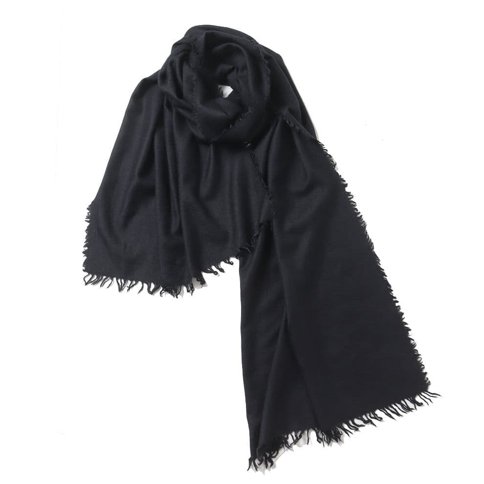 COMOLI 25AW カシミヤシルク 製品染ストール マフラー コモリ