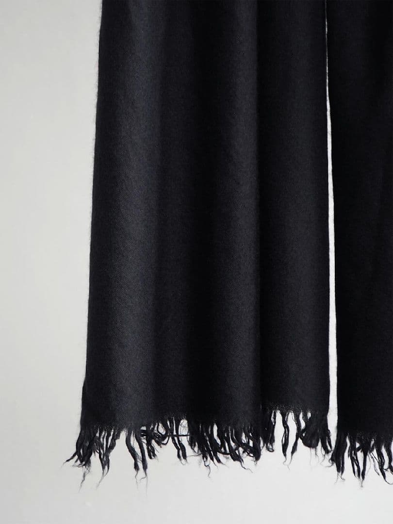 COMOLI 25AW カシミヤシルク 製品染ストール マフラー コモリ