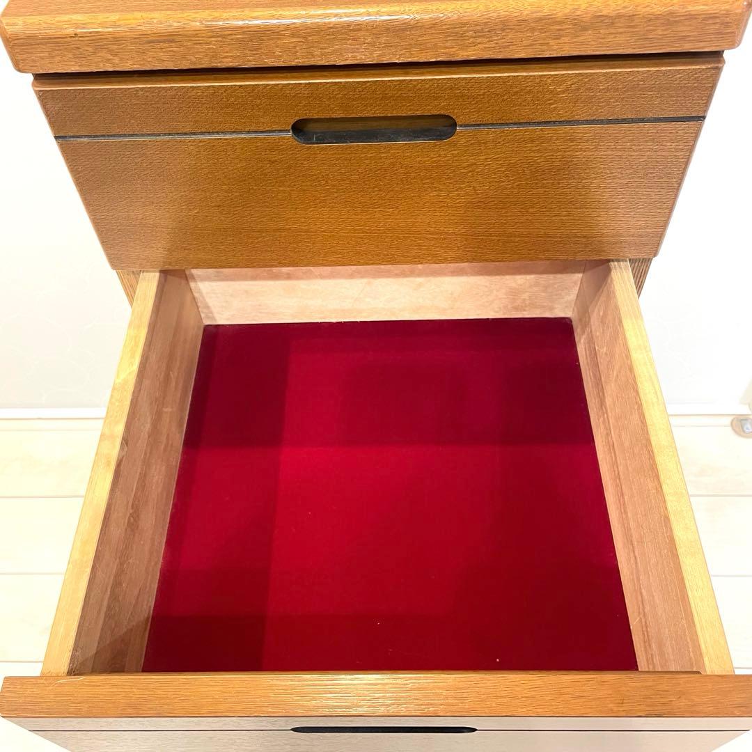 【美品】大塚家具 ナラ材 チェスト6段 天然木 整理ダンス 衣類収納