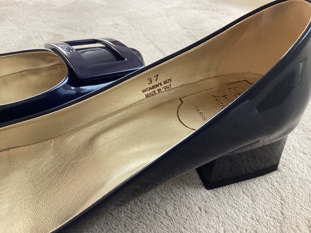 MTM⭐︎　Roger vivier ロジェヴィヴィエ　ネイビー　37