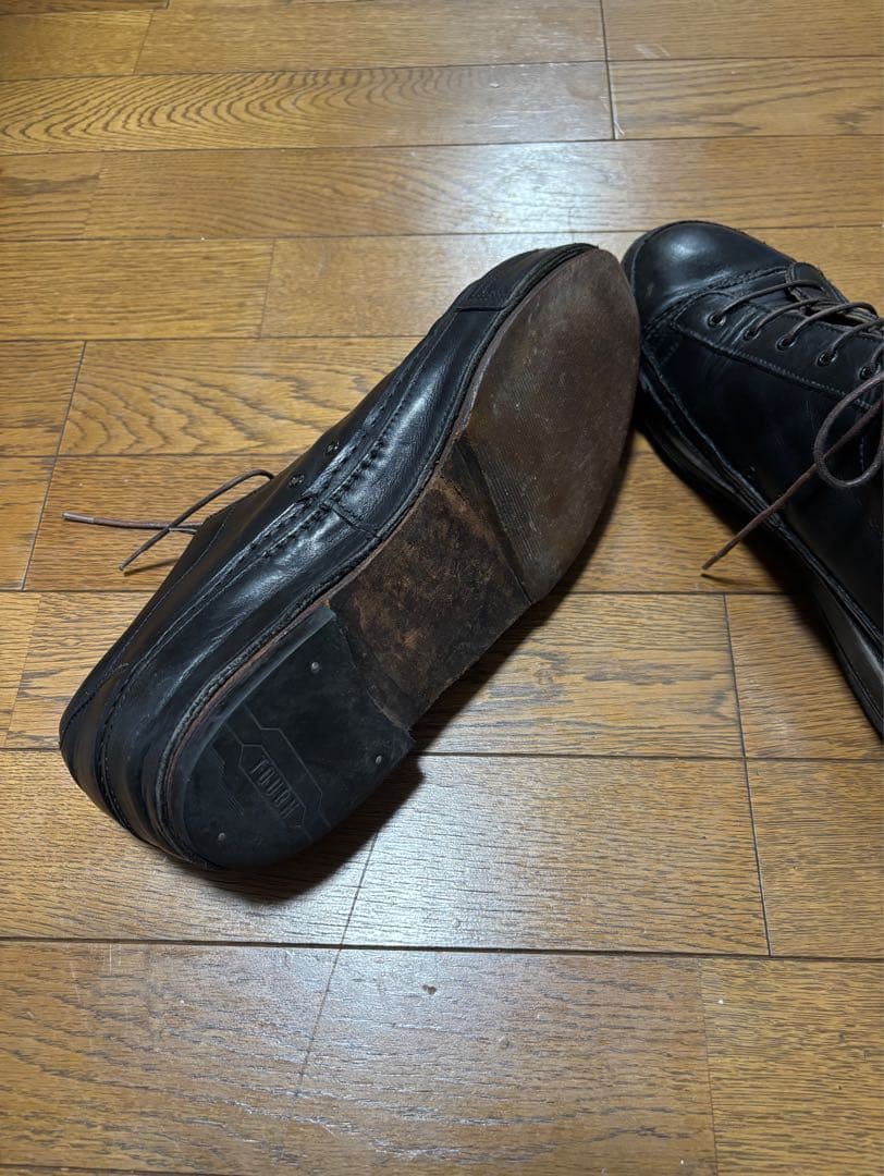 初期MIHARA YASUHIROレザースニーカー 黒 27.5