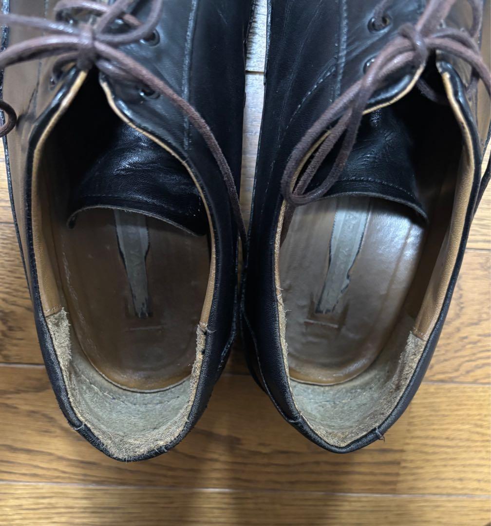 初期MIHARA YASUHIROレザースニーカー 黒 27.5