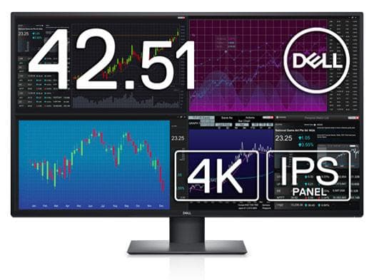DELL U4320Q 43インチ 4Kモニター 本体
