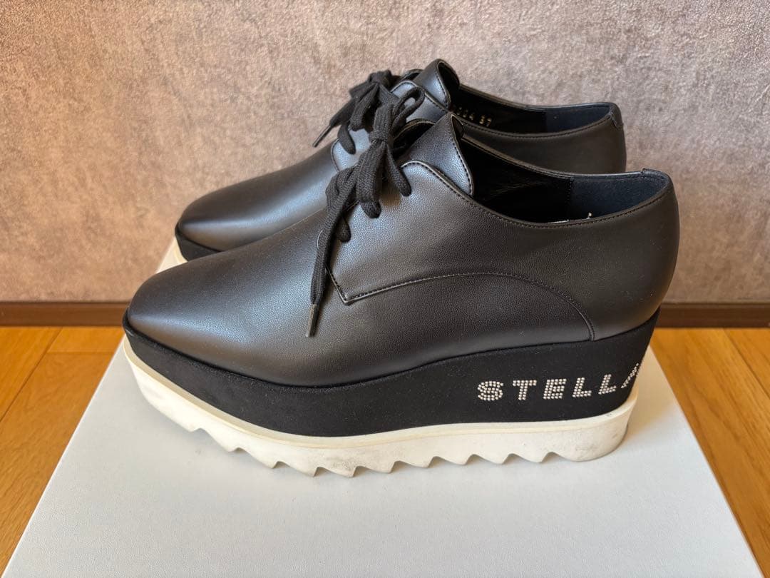 ステラマッカートニー　プラットフォーム　厚底　エリス　ローファー　　巾着　箱付き