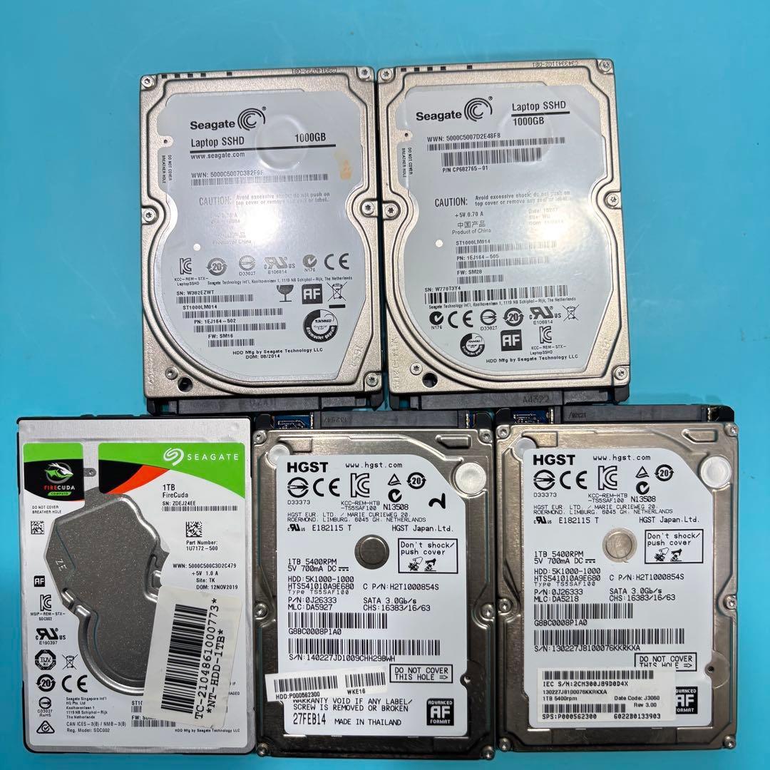 【1TB HDD‼】★動作良好★2.5インチ★内臓HDD★