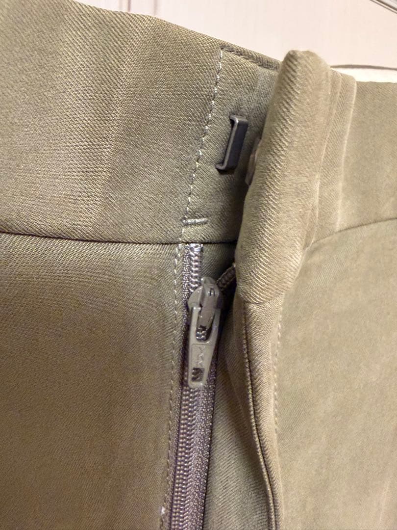 90s ポロ ラルフローレン シルク コットン チノ トラウザーズ 32 カーキ