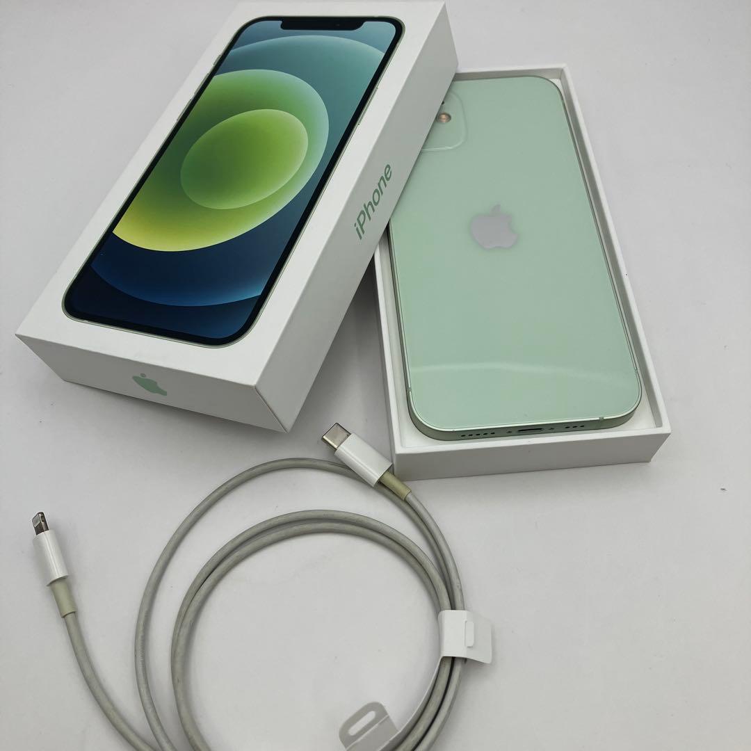 iPhone12 64GB ミントグリーン 【バッテリー最大容量77%‼︎】　Y