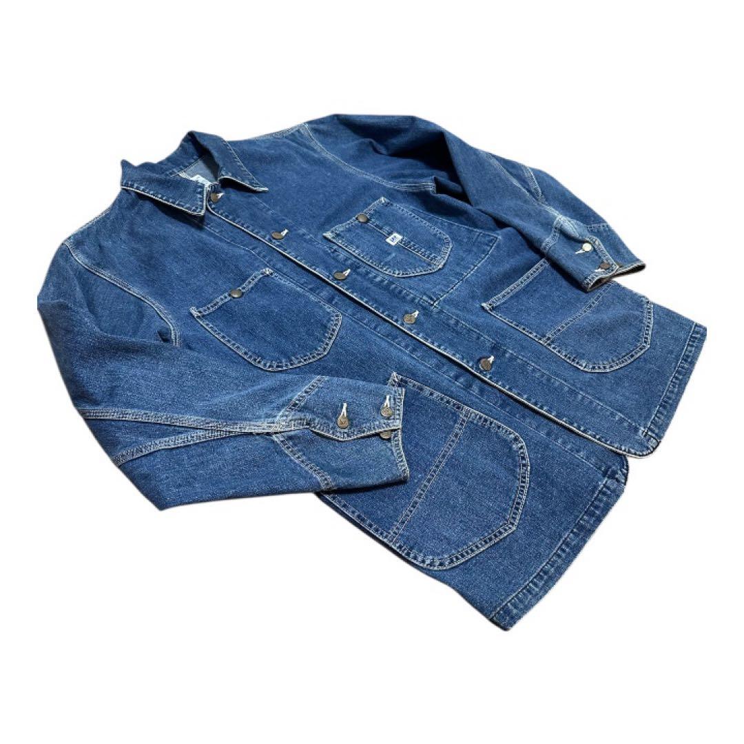 【最終値下げ】Lee 91-J ハウスタグ 加工 デニムカバーオール 復刻　M