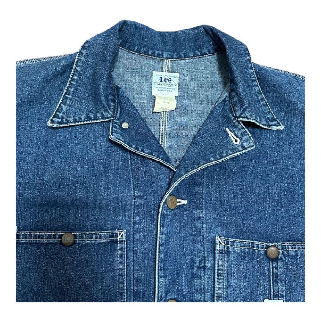 【最終値下げ】Lee 91-J ハウスタグ 加工 デニムカバーオール 復刻　M