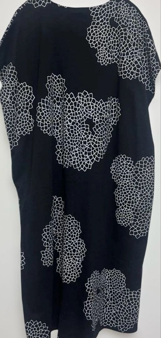 SOU・SOU貫頭衣　雲間に菊　長丈