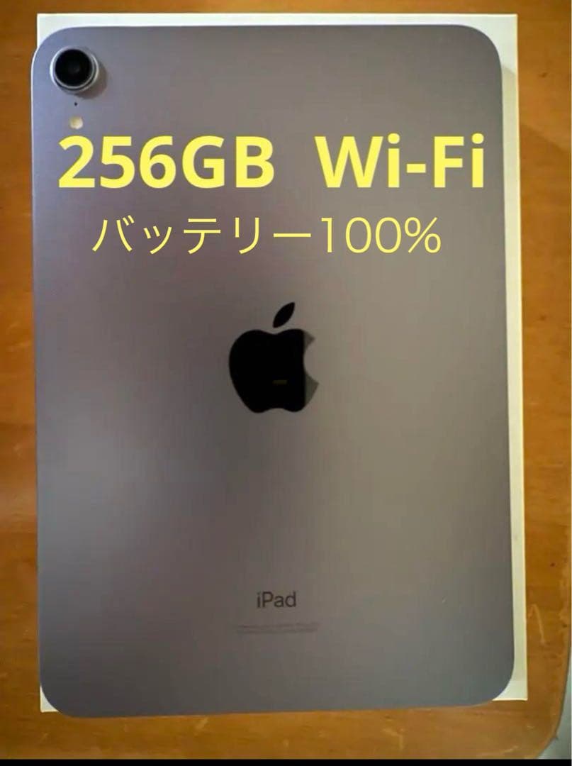 ⬛︎iPad mini 6 256GB 箱、充電器付き