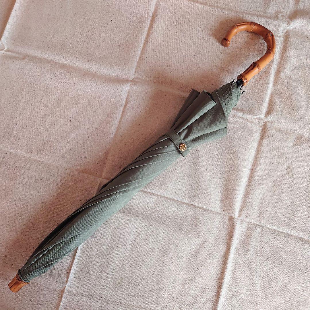 untule 2段2WAY 折りたたみ日傘(50cm)/ワンカラー(オリーブ)