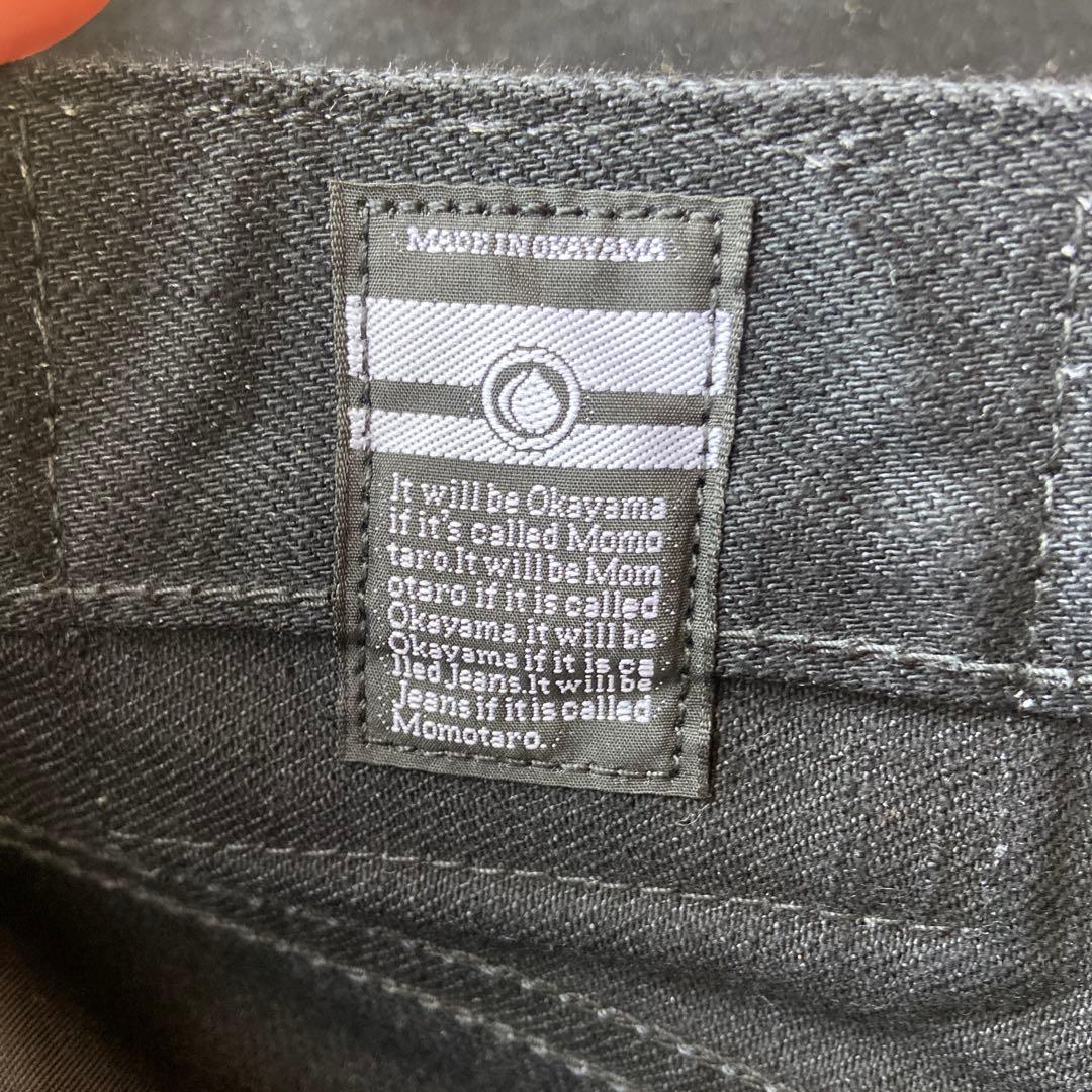 桃太郎ジーンズ　ブラック　w34