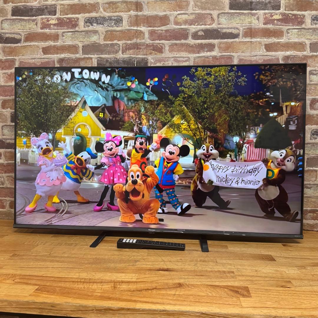 2024年製！ハイセンス 50V型 4K 液晶テレビ 50E65K 動画アプリ○