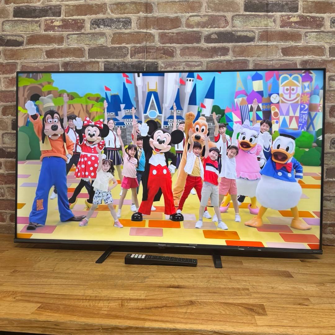 2024年製！ハイセンス 50V型 4K 液晶テレビ 50E65K 動画アプリ○
