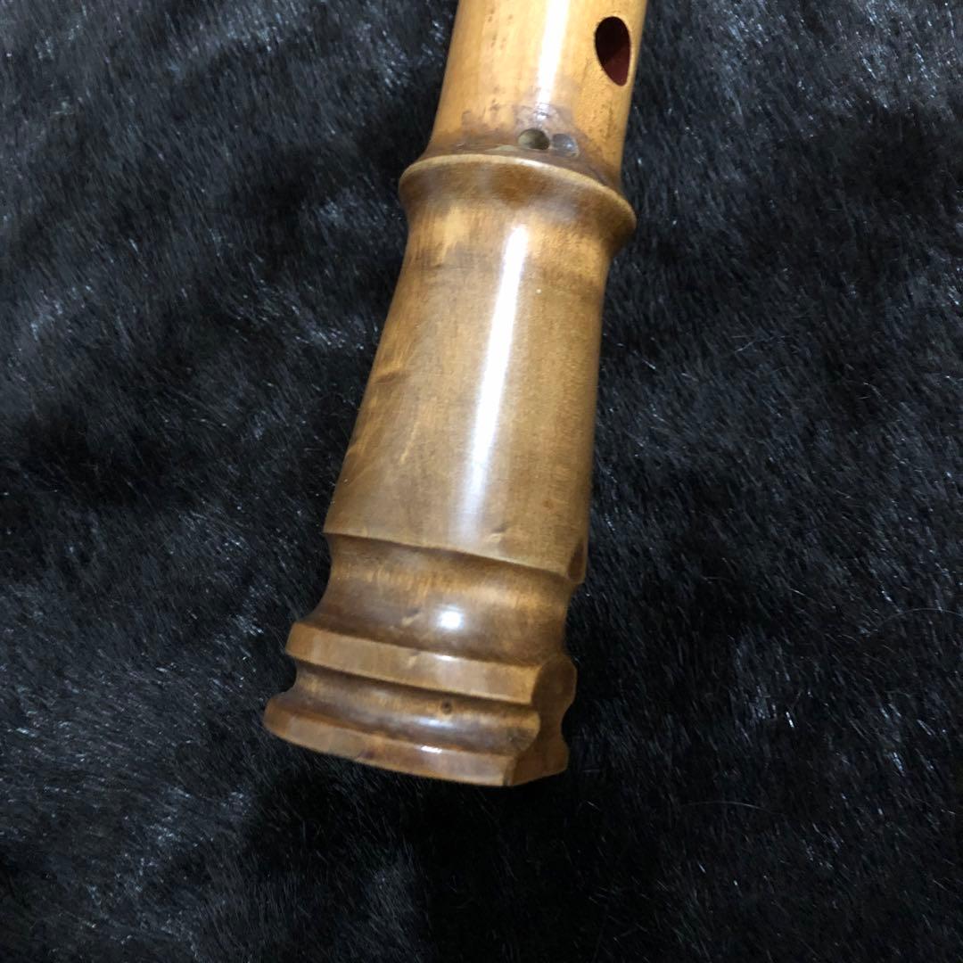 尺八　7孔　一尺九寸管　無銘　木管