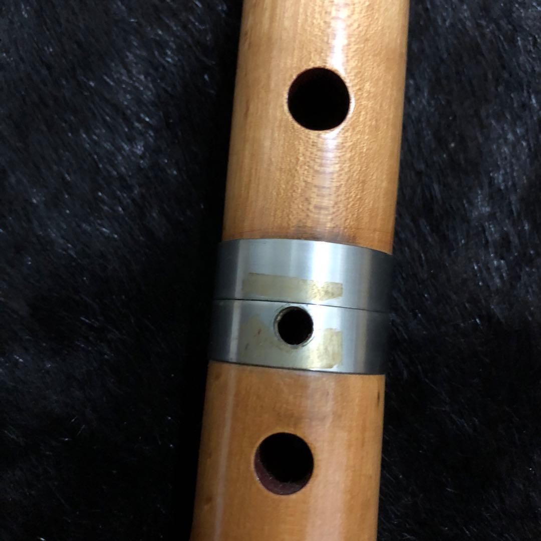尺八　7孔　一尺九寸管　無銘　木管