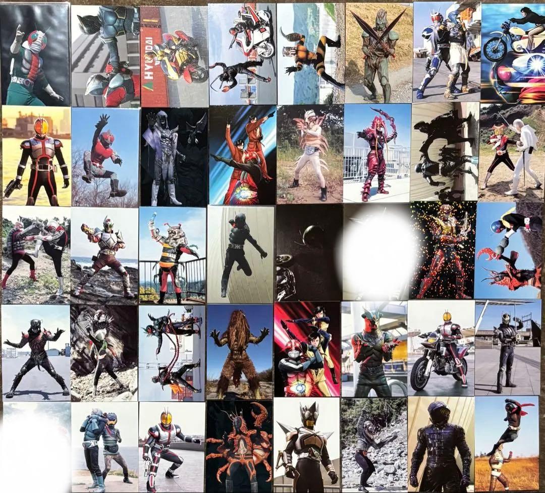 仮面ライダーチップスR カード セット　カルビー　引退