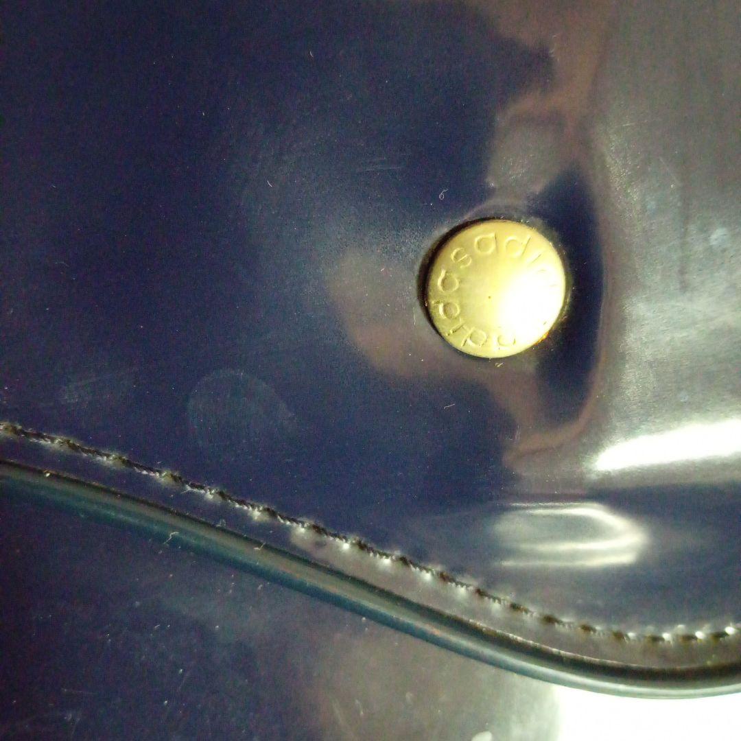 タ*ク様 アディダス ネイビー　エナメル ボストンバッグ ビンテージ　日本製