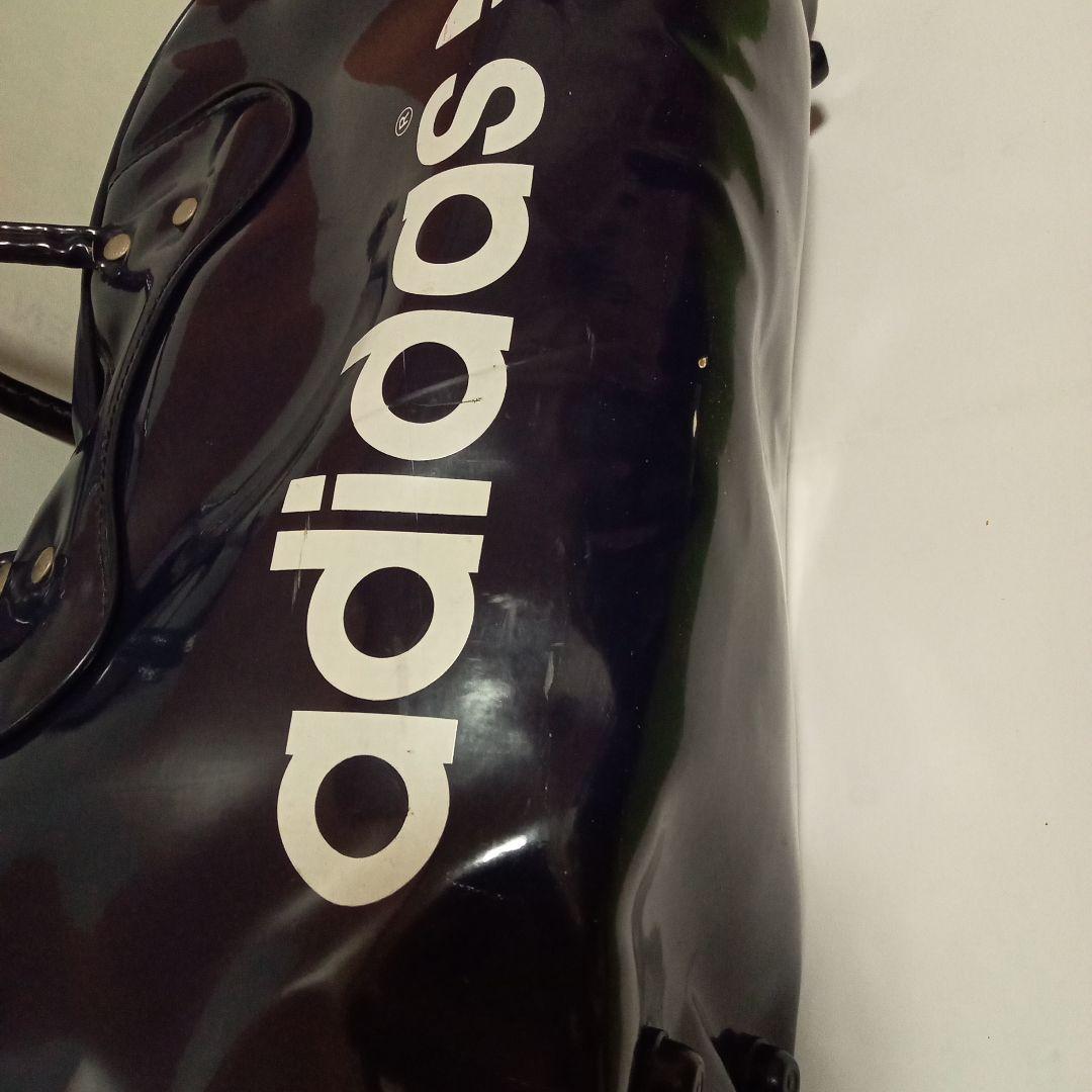 タ*ク様 アディダス ネイビー　エナメル ボストンバッグ ビンテージ　日本製