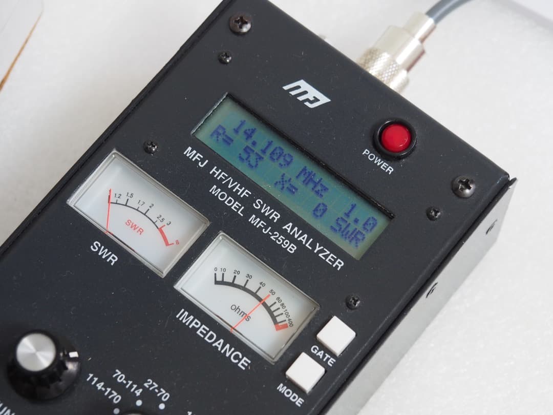 MFJ-259B HF/VHF SWRアナライザー 1.8 ～170MHz