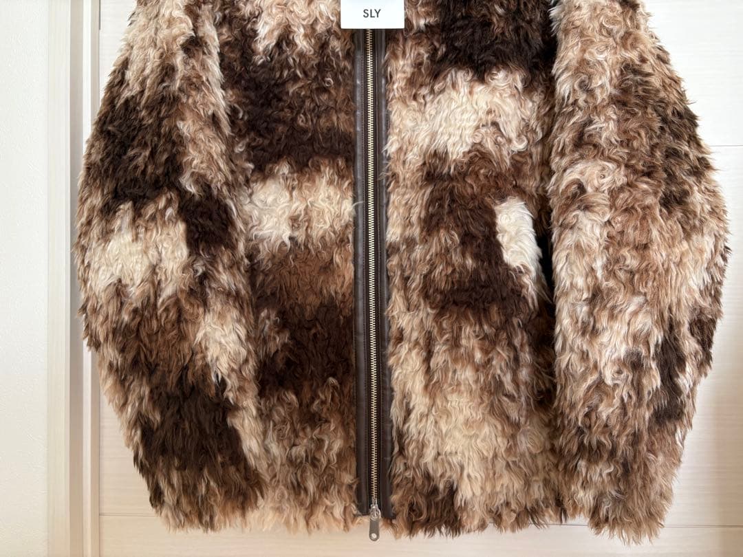 β 〜断捨離〜  CURLED BOA BZ カールド ボア ブルゾン