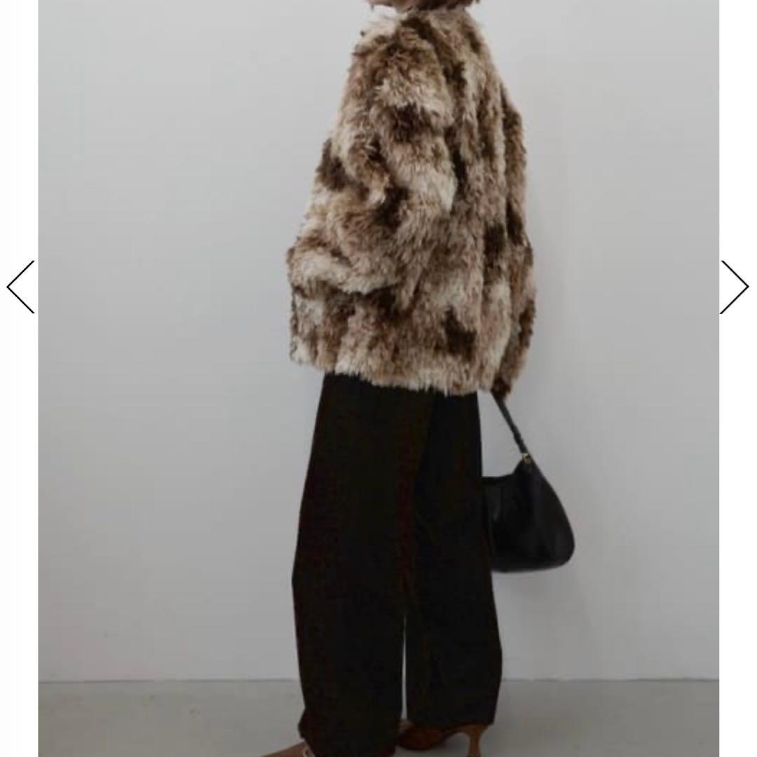 β 〜断捨離〜  CURLED BOA BZ カールド ボア ブルゾン