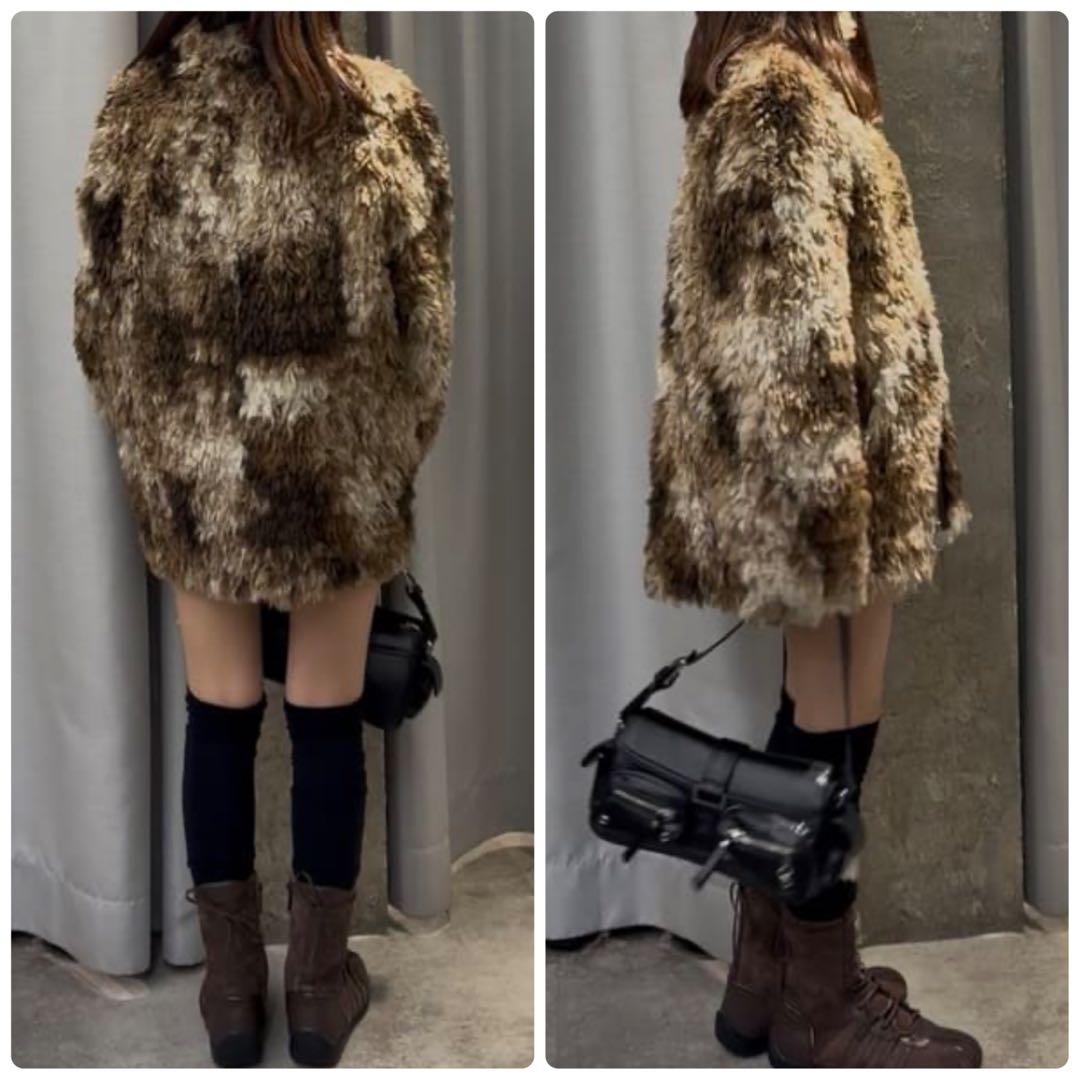 β 〜断捨離〜  CURLED BOA BZ カールド ボア ブルゾン